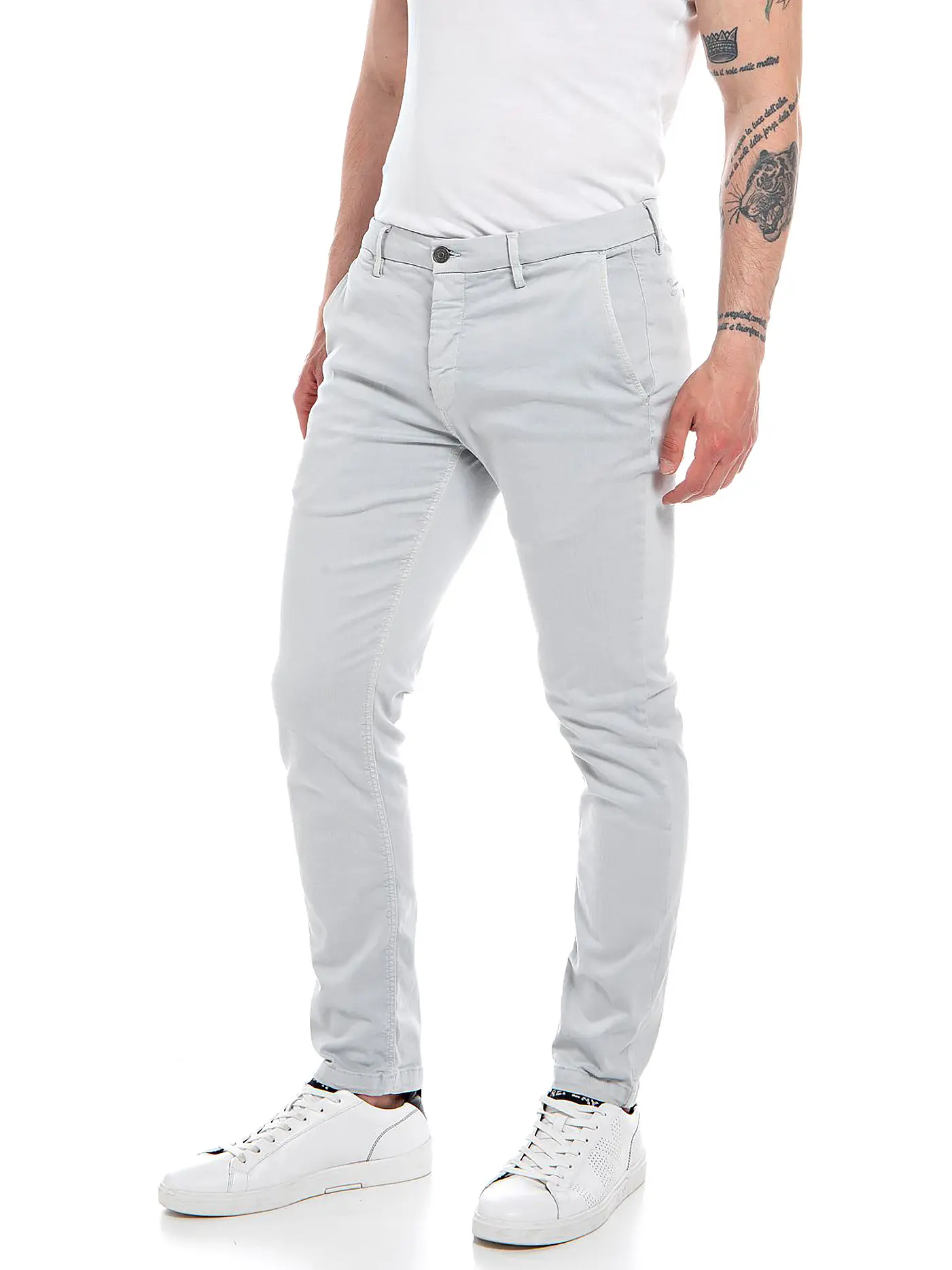 REPLAY | Jeans "Zeumar - Hyperflex" | hellgrau